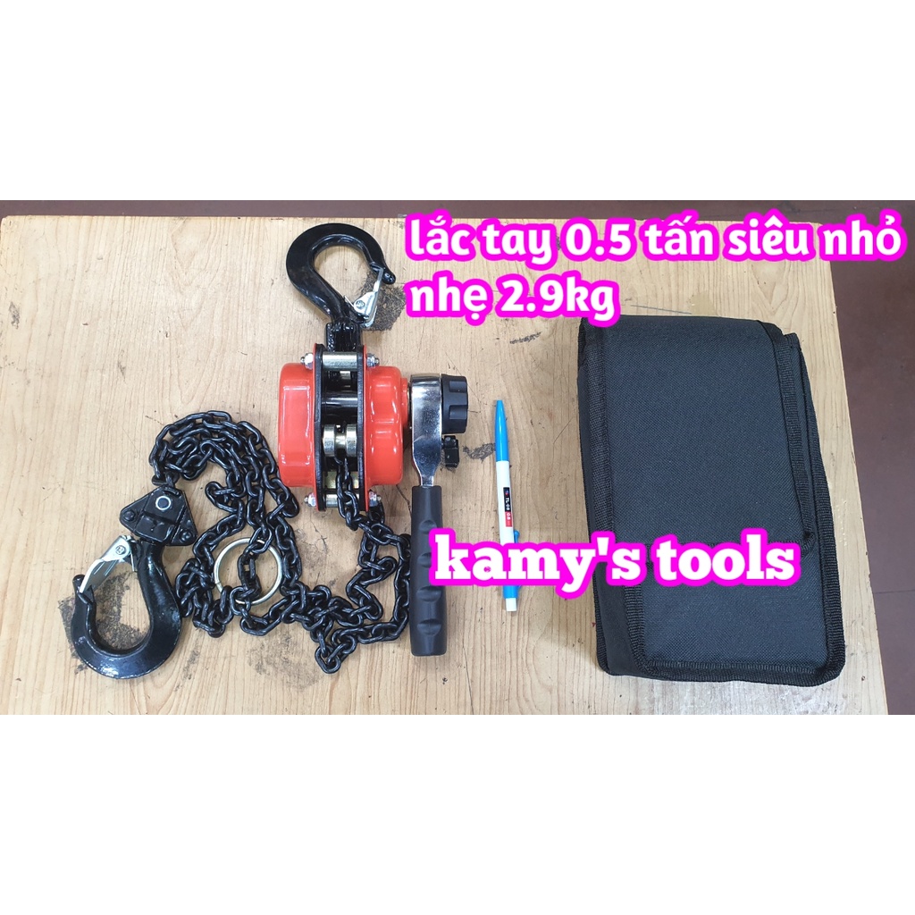 PA LĂNG XÍCH LẮC TAY NITTO 0.5 TẤN 500KG XÍCH DÀI 1.5 MÉT VR-05