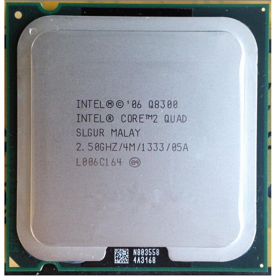 combo bộ sản phẩm tặng keo- bộ vi xử lý CPU Intel Core 2 Quad Q9650 socket 775 máy tính pc Yorkfield SLB8W,cpu e5300 keo