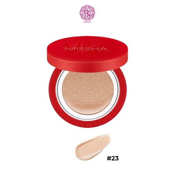 Phấn nước trang điểm che phủ cao Missha Velvet Finish Cushion SPF50+ PA+++ Màu Đỏ 15g