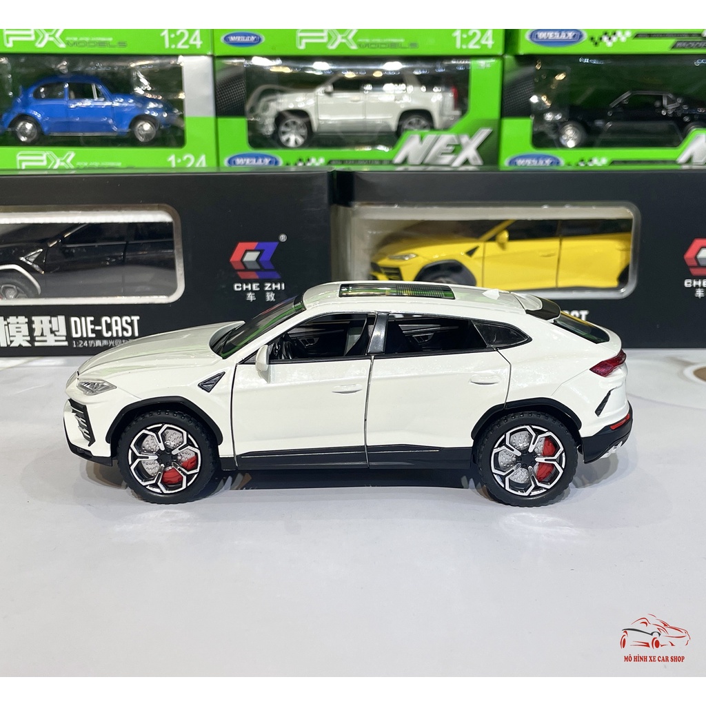 Mô hình xe hợp kim Lamborghini Urus tỉ lệ 1:24 của hãng Chezhi 3 màu