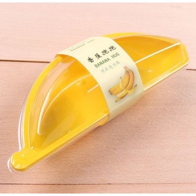 100 Hộp bánh hình chuối – Hộp đựng bánh JM510 hình chuối - có tem kèm