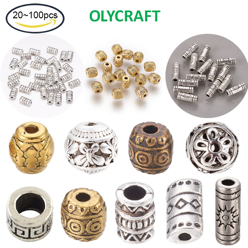 Set 10-100 hạt tròn 8x7.5mm làm trang sức