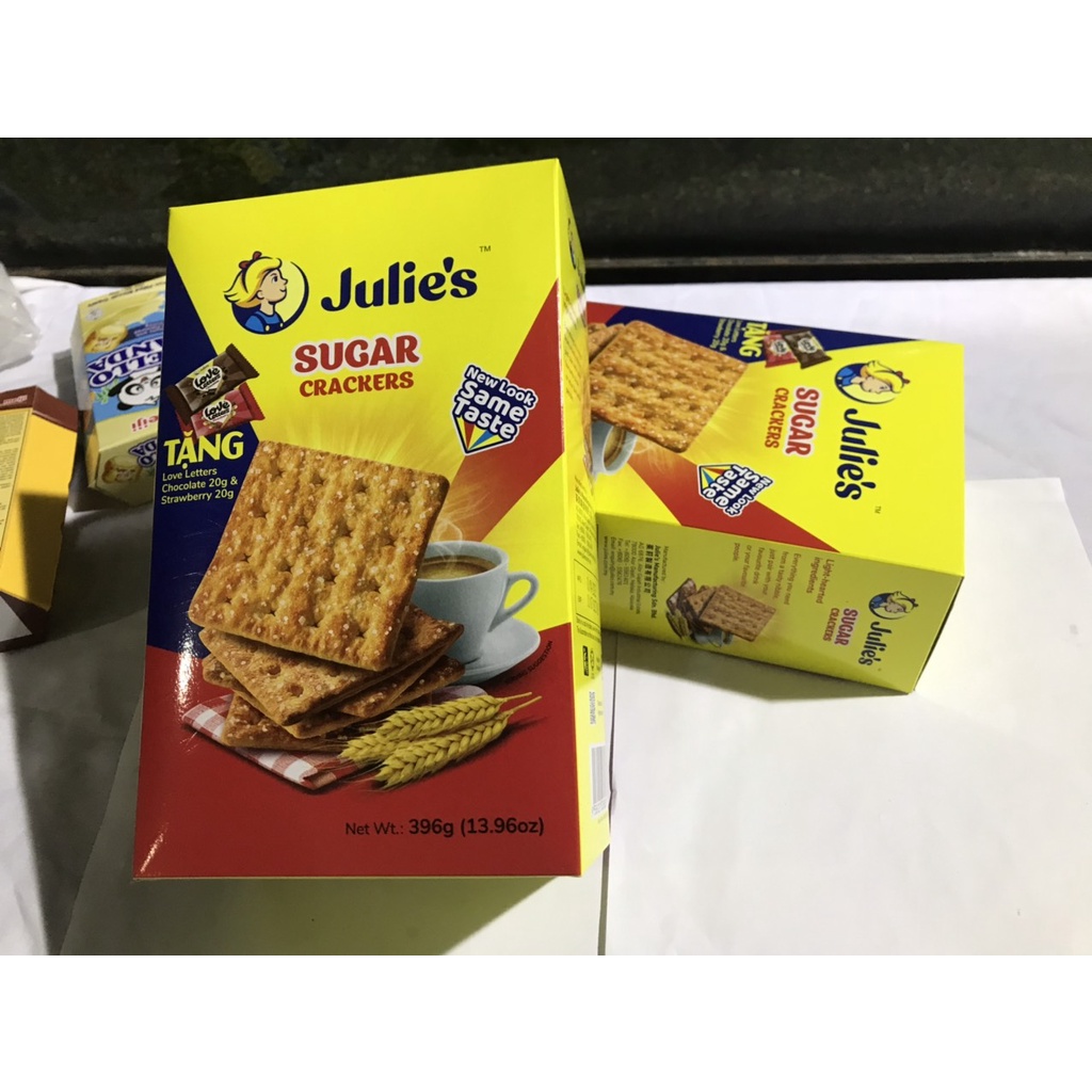 Bánh Quy Giòn Lúa Mì Đường Julie's Sugar Crackers (Hộp 396g)