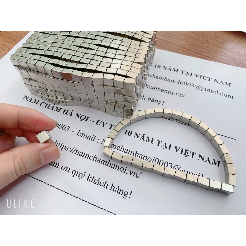 Nam châm xếp hình kích thước 7x5x8mm, nam châm xếp hình vòng cung, hình tròn