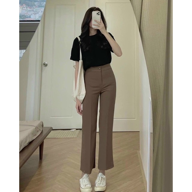 Quần Ống Suông dáng LOE nữ tôn dáng m83