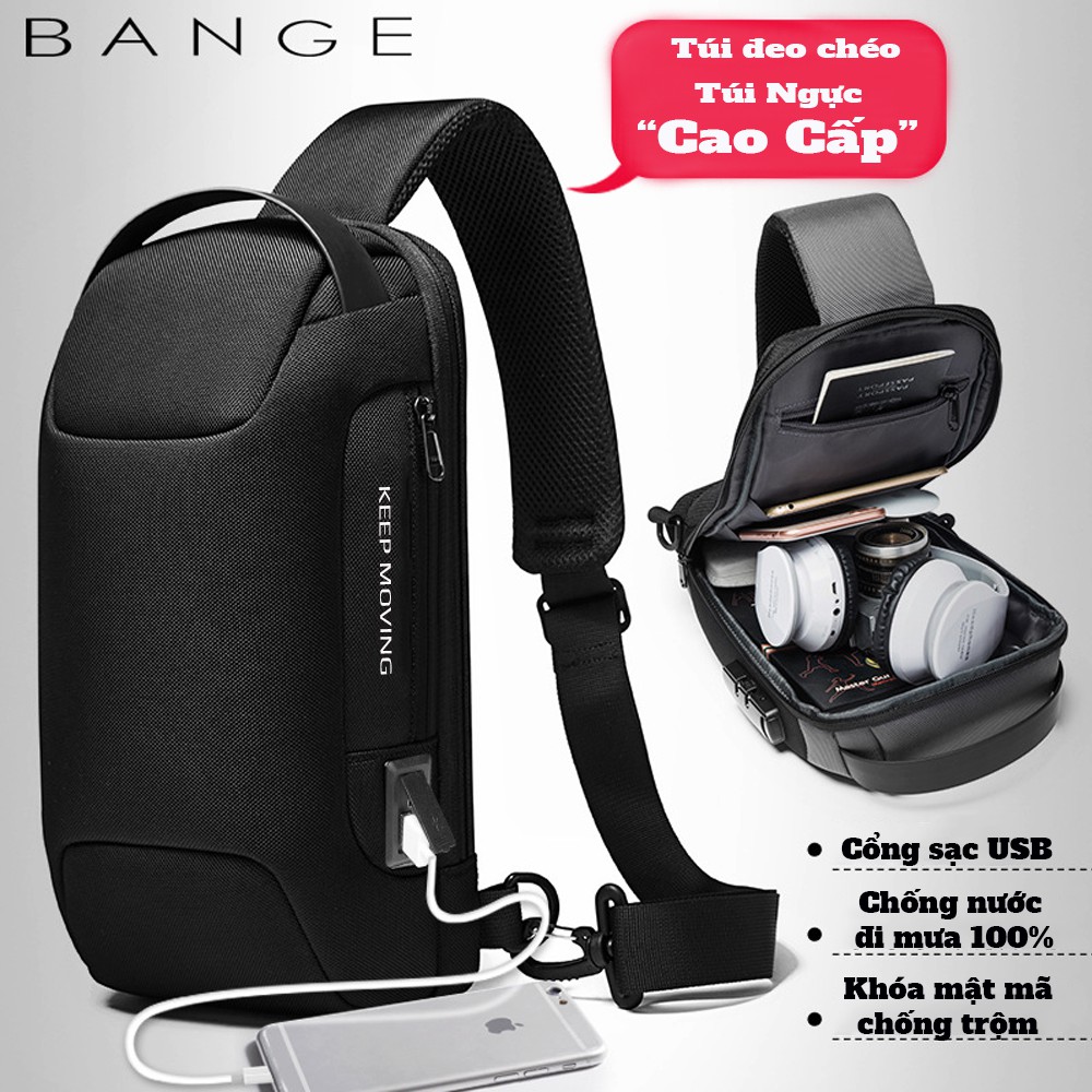 Túi đeo chéo nam nữ đi chơi hàng hiệu chống nước khóa số chính hãng 1 quai -  DT510 | BigBuy360 - bigbuy360.vn