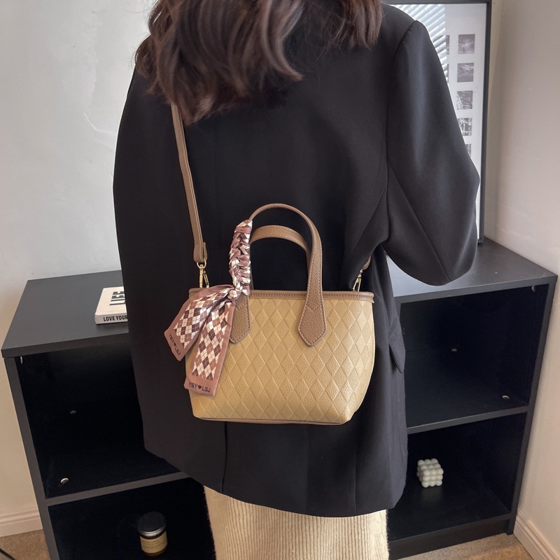 Túi Xách Màu Sắc Đơn Giản Phong Cách Phương Tây Cho Nữ