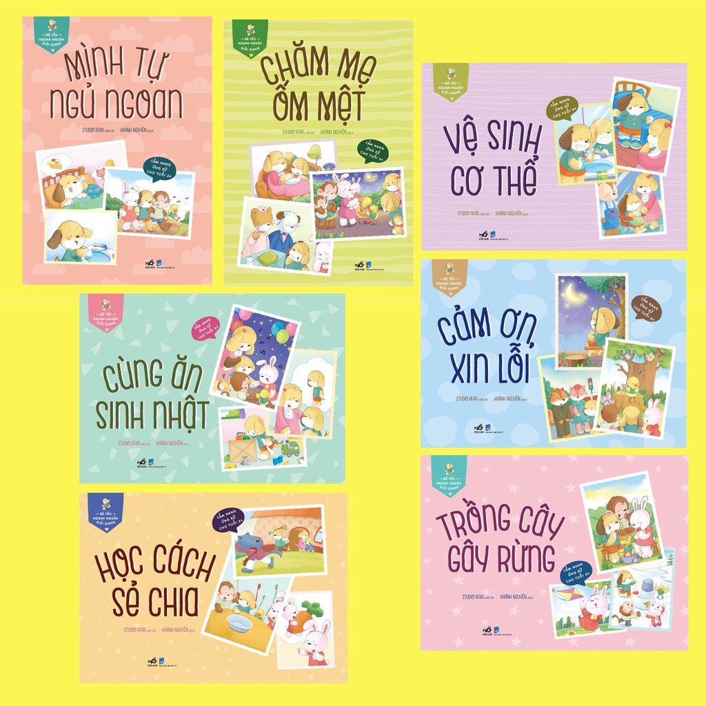 Sách - Bộ Bé yêu ngoan ngoãn giỏi giang (Trọn bộ 07 cuốn)