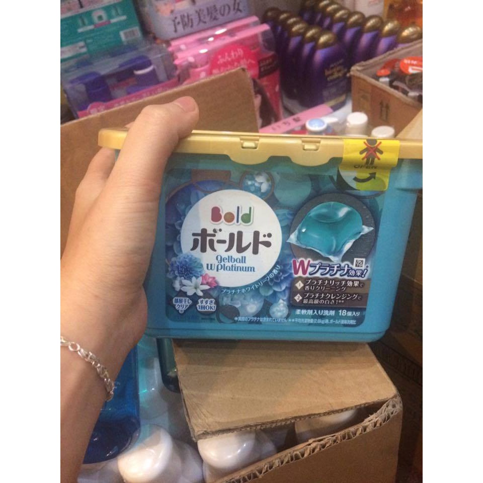 Viên giặt xả 2 in 1 Gel Ball Nhật Bản