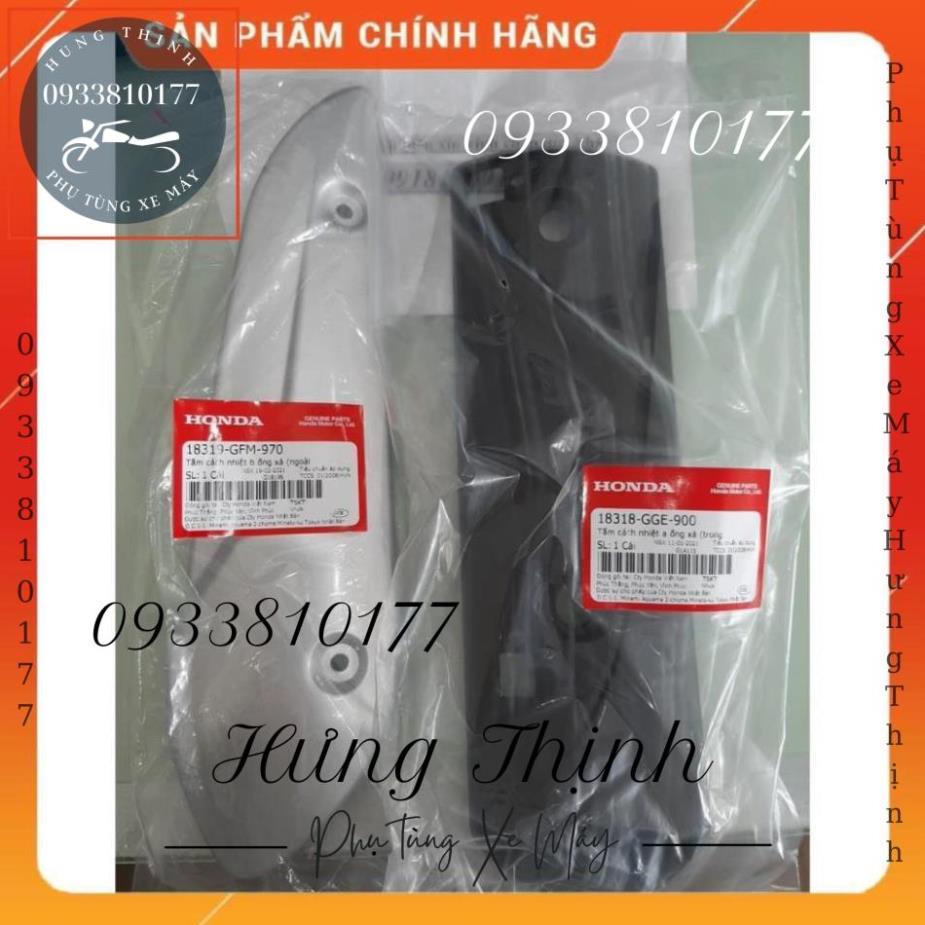 Tấm cách nhiệt a ống xả ốp bô lead 110 honda