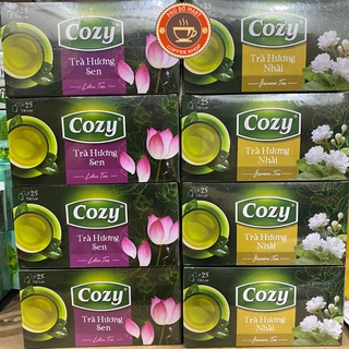 Trà Cozy Túi Lọc Hương Sen , Nhài - Hộp 50g (25 gói)