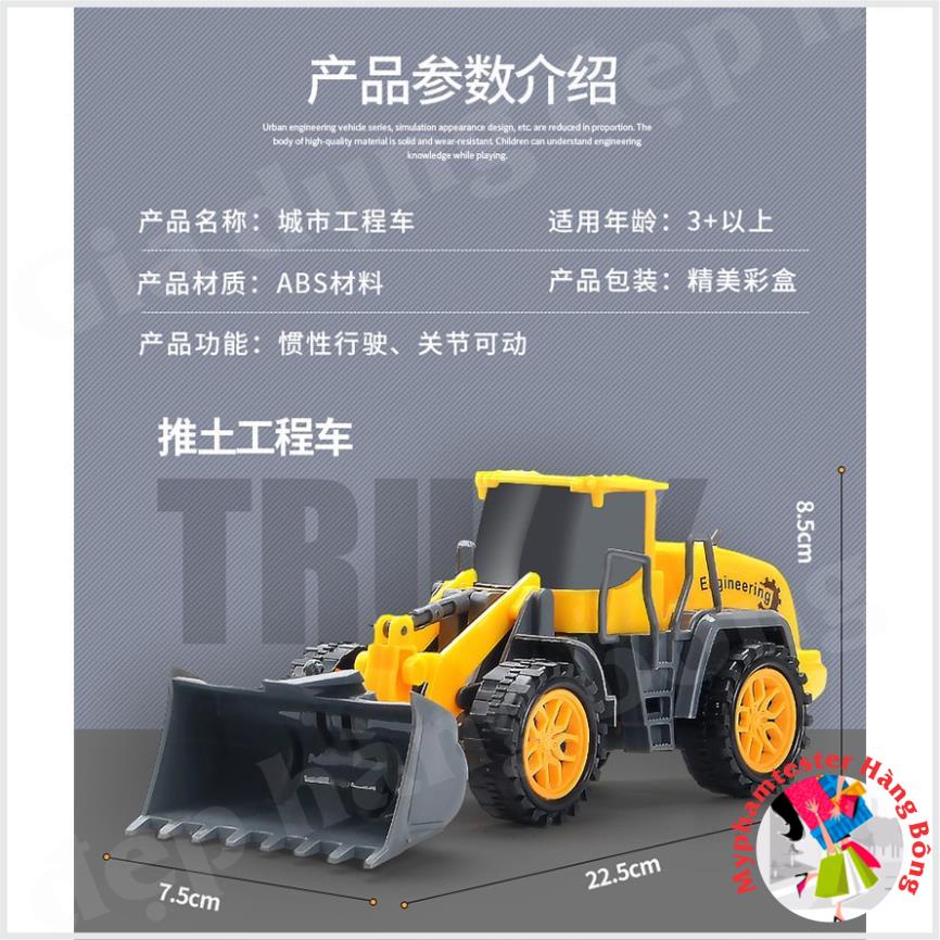 (SIÊU TO) Bộ 6 xe ôtô công trình cho bé trai