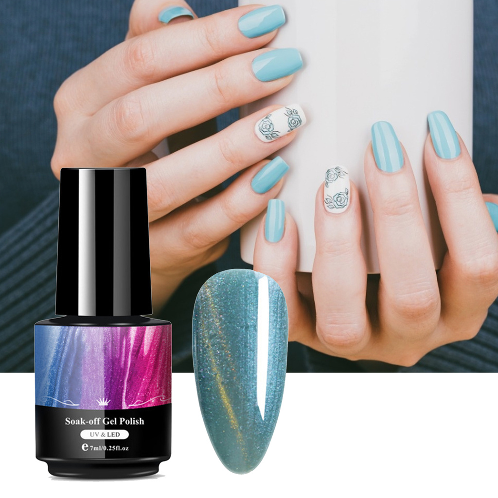 [Hàng mới về] Gel Sơn Bóng Móng Tay Mắt Mèo Cadizx 5ml Thời Trang