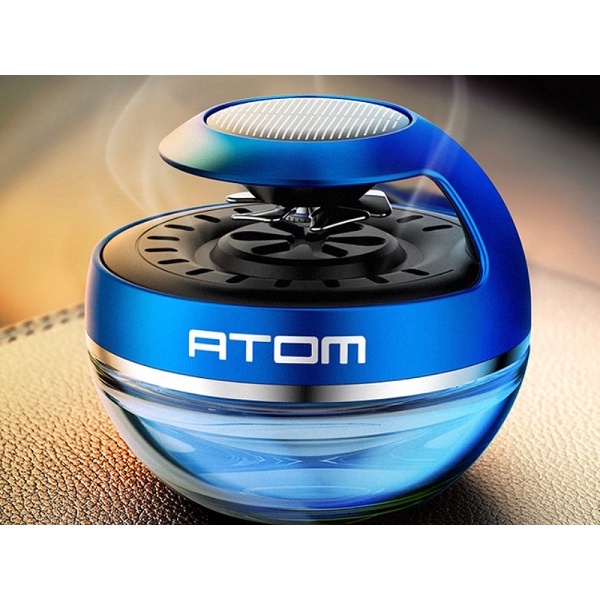 Nước Hoa Atom Cánh Quạt Xoay Bằng Năng Lượng Mặt Trời Dùng Trên Ô Tô, Xe Hơi - nước hoa ô tô thời trang