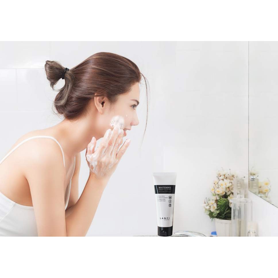Sữa Rửa Mặt Lanci Re-Balancing White Cleansing Foam 100ml | BigBuy360 - bigbuy360.vn