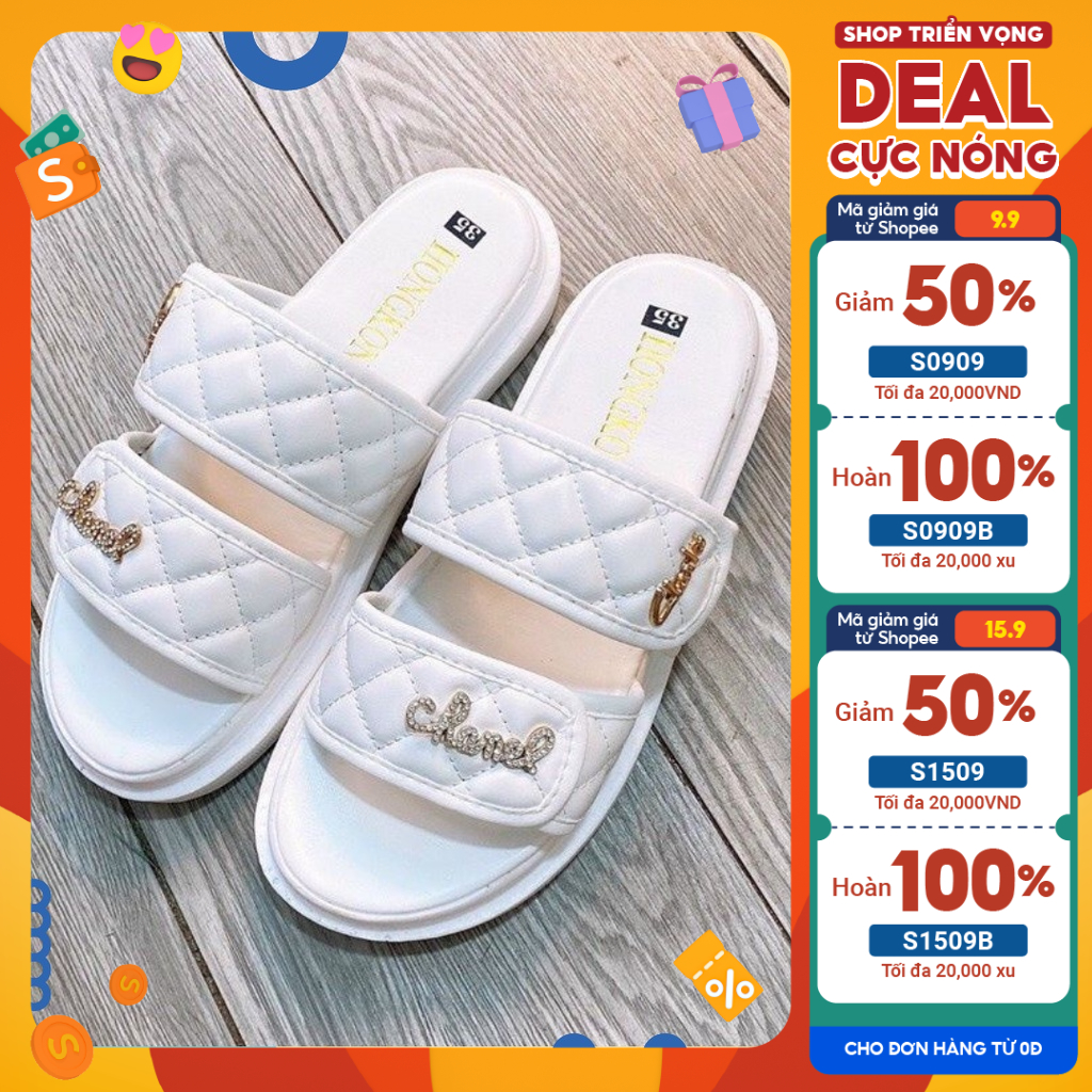 Dép bánh mì đế 3cm,Dép nữ thời trang cao cấp