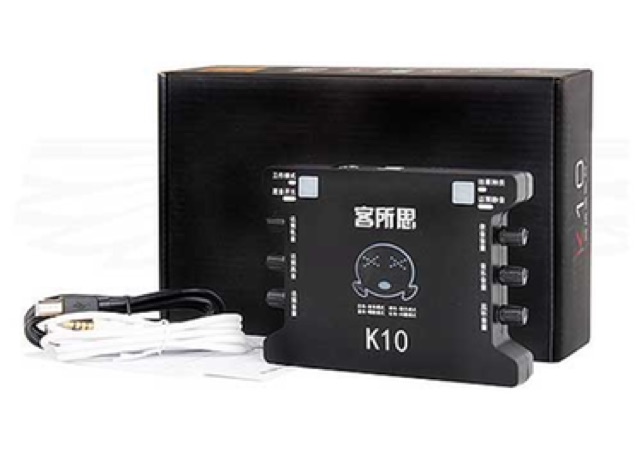 Chọn Bộ Hát Thu Âm Livestream Mic Takstar PC K200-sound card xox K10 chân kẹp+màng lọc+