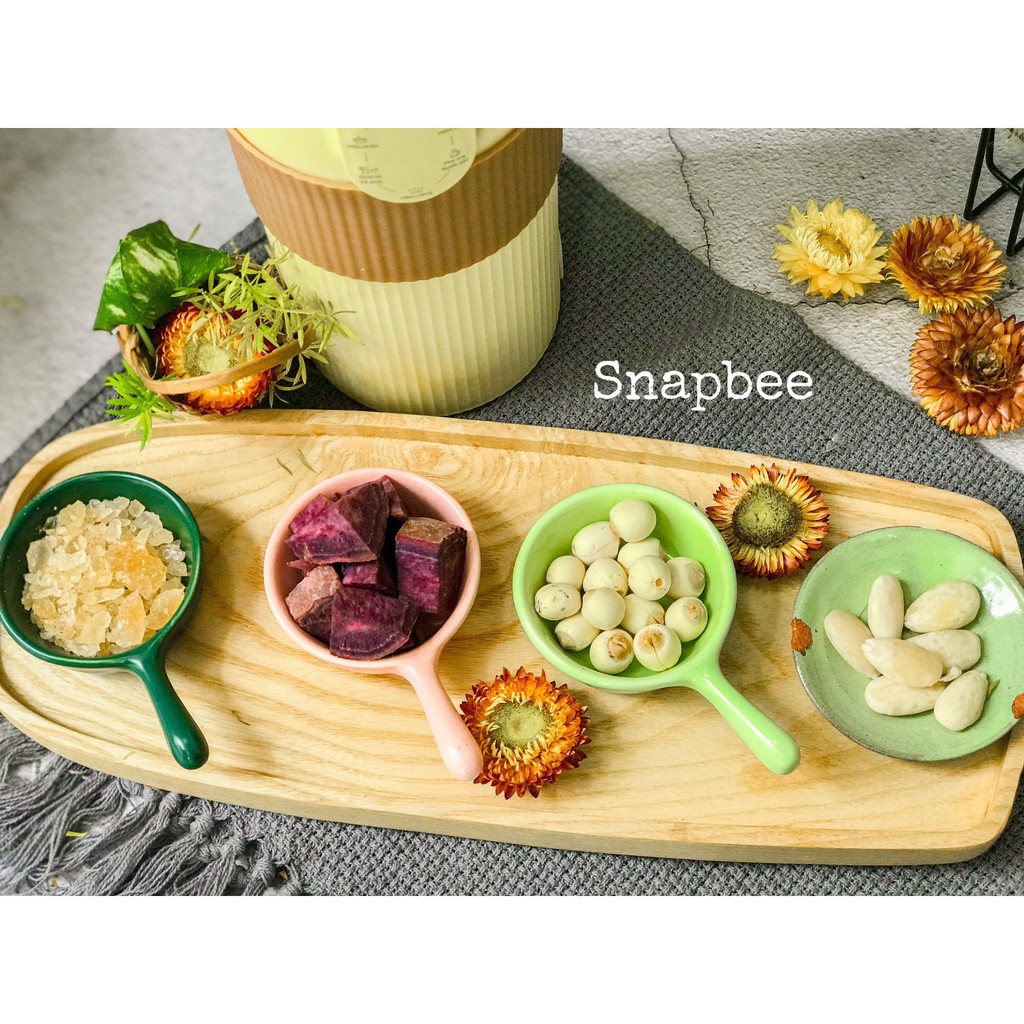 Máy làm sữa hạt mini Snapbee SK-205VN - Làm sửa đậu nành, xay sinh tố, ngủ cốc, nấu cháo, soup cho bé - BH 24 THÁNG