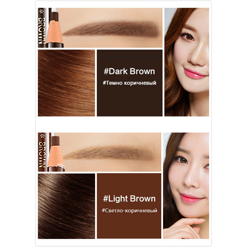 Bút chì kẻ lông mày trang điểm lâu trôi chống thấm nước với 5 màu sắc tùy chọn | BigBuy360 - bigbuy360.vn