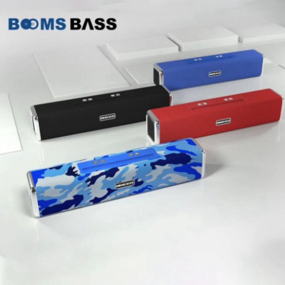 Loa Bluetooth Giá Rẻ BOOMBASS L8 Loa Nghe Nhạc Bluetooth cực hay Bass siêu trầm Loa Nghe To Có Thẻ Nhớ TF, Jack 3.5