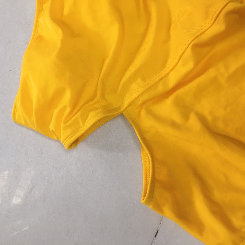 [BÁN CHẠY] Bikini, đồ bơi 1 mảnh khoét eo màu vàng cam