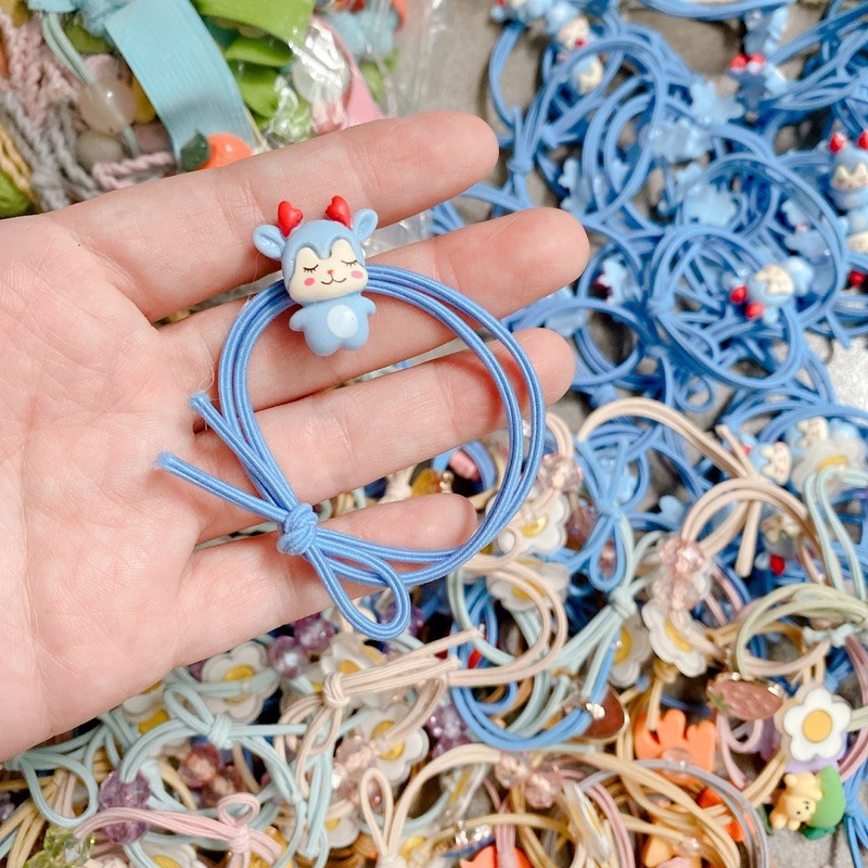 CỘT TÓC DÂY CHUN - NHIỀU HÌNH DỄ THƯƠNG