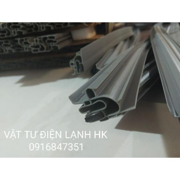 Ron tủ lạnh kiểu bắt cài - vít - sẵn nam châm 1m8 2m- Gioăng tủ - Zoăng tủ lạnh