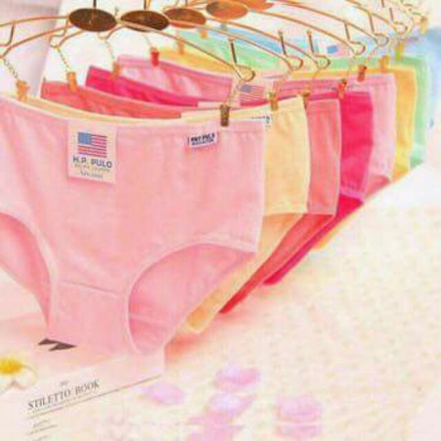 Nhập mã WA3125- hoàn 25k xu Quần lót cotton xuất Mỹ set 10 chiếc trộn màu
