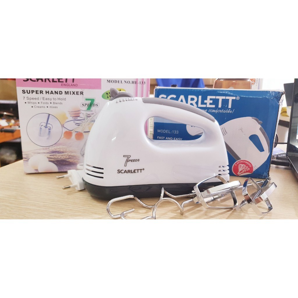 Máy Đánh Trứng Cầm Tay Scarlett 7 Tốc Độ