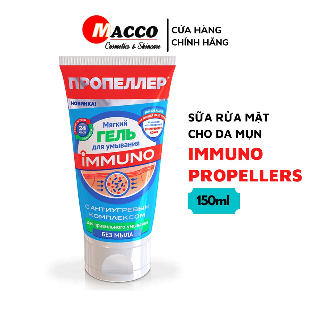 Sữa Rửa Mặt Ngừa Mụn Immuno Dạng Gel Của Nga