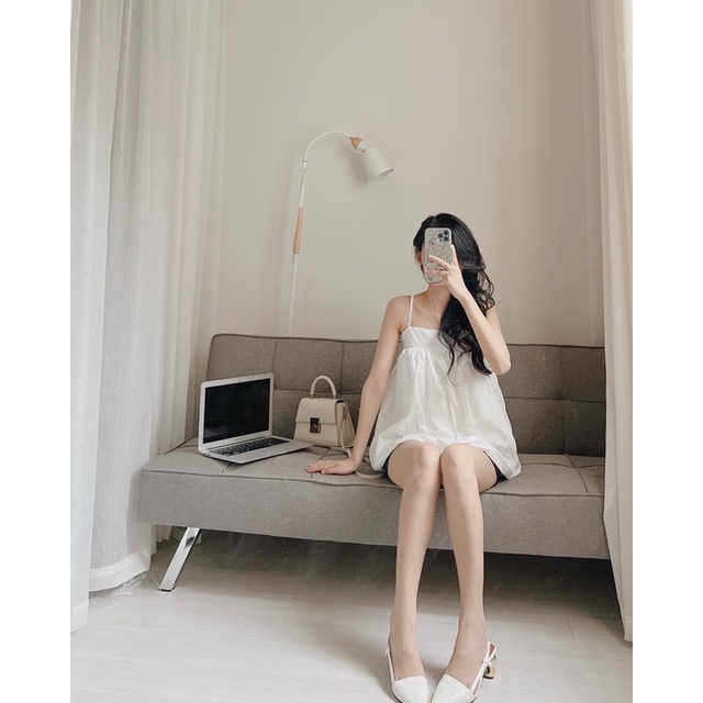 Set áo 2 dây kèm quần short xinh Samhyewear