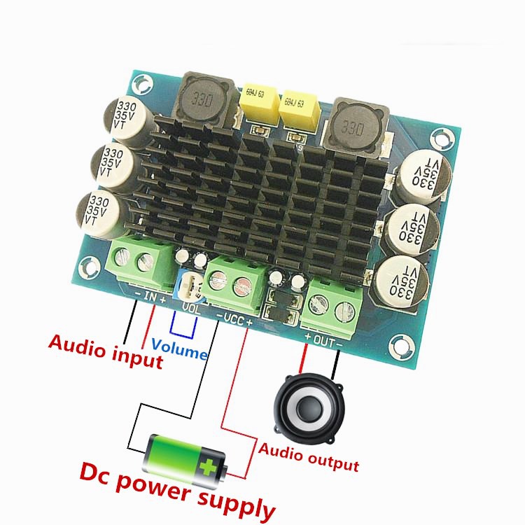 Bảng mạch khuếch đại âm thanh kỹ thuật số Xh-M542 Tpa3116D2