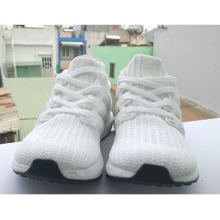 Giày Ultra Boost 4.0 màu trắng thể thao nam nữ