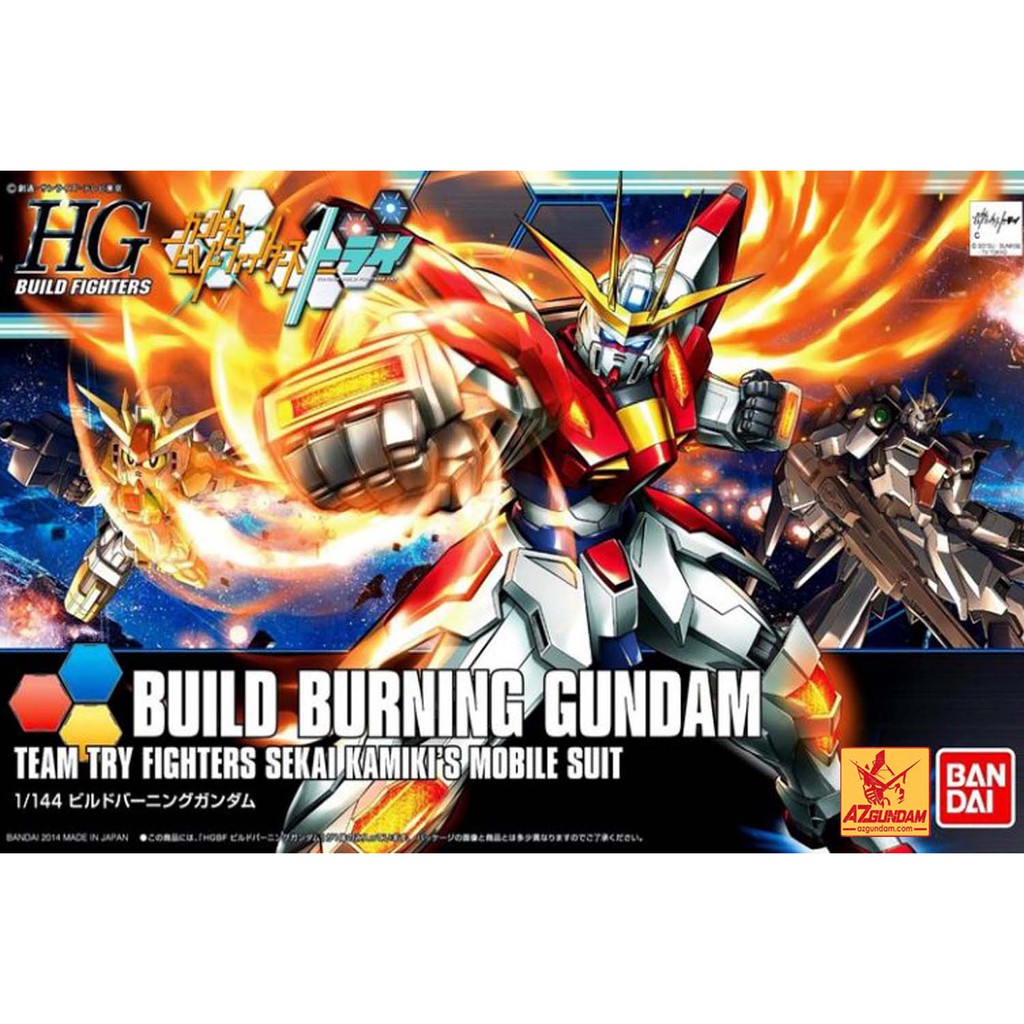 Mô Hình Gundam HG Build Burning Gundam Series HGBF Tỉ Lệ 1/144