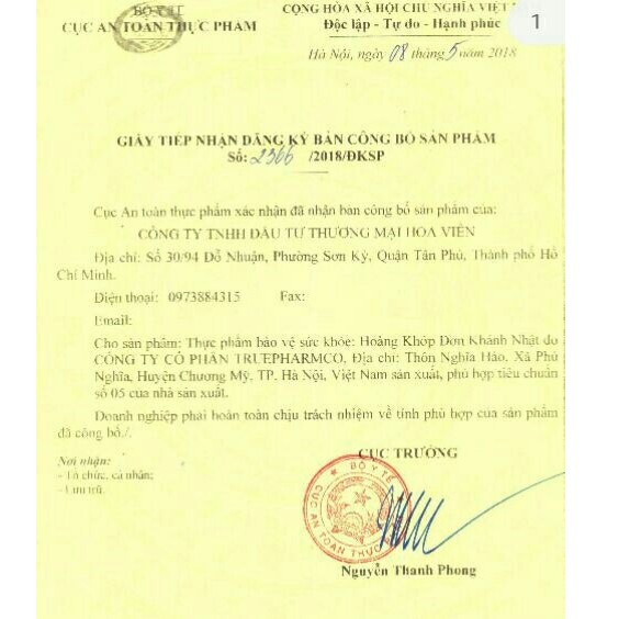 HOÀNG KHỚP ĐƠN chai 50 viên - Giảm đau khớp, đốt sống, thoát vị đĩa đệm, gai cột sống, giảm đau do gout, tái tạo mô sụn