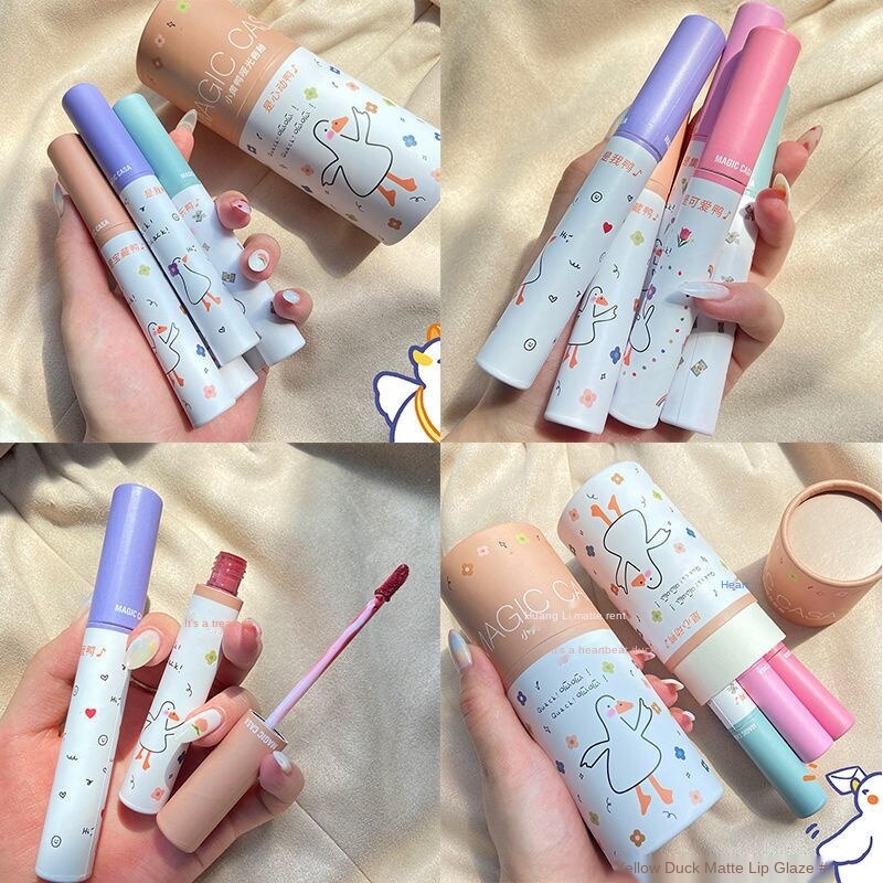 [Hàng mới về] Son bóng MAGIC CASA hình chú vịt vàng xinh xắn