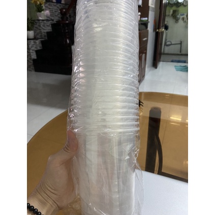 Ly Nhựa 1000Ml 50 Cái + Nắp