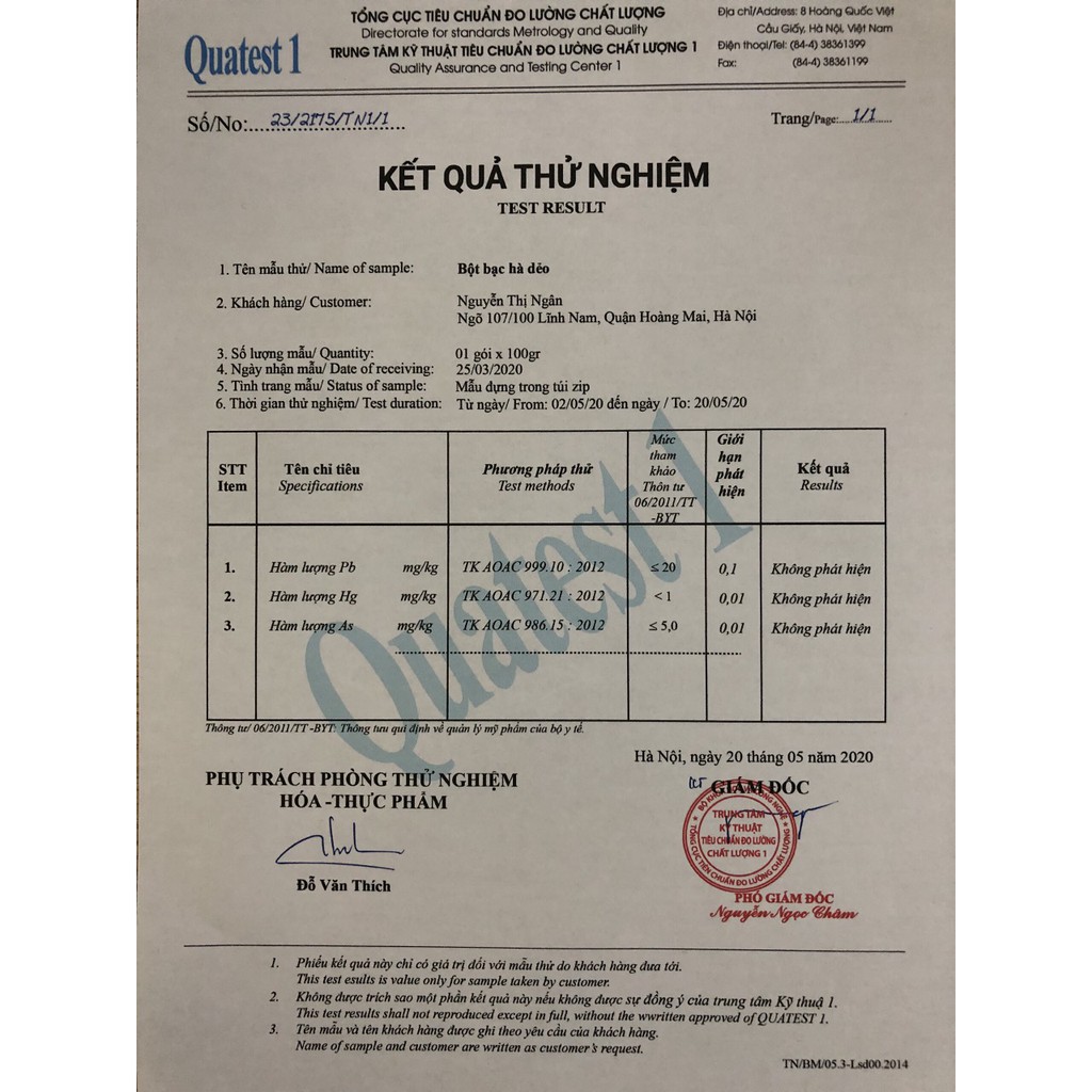 Bột đắp mặt nạ Bạc Hà gói 100gr | Thế Giới Skin Care