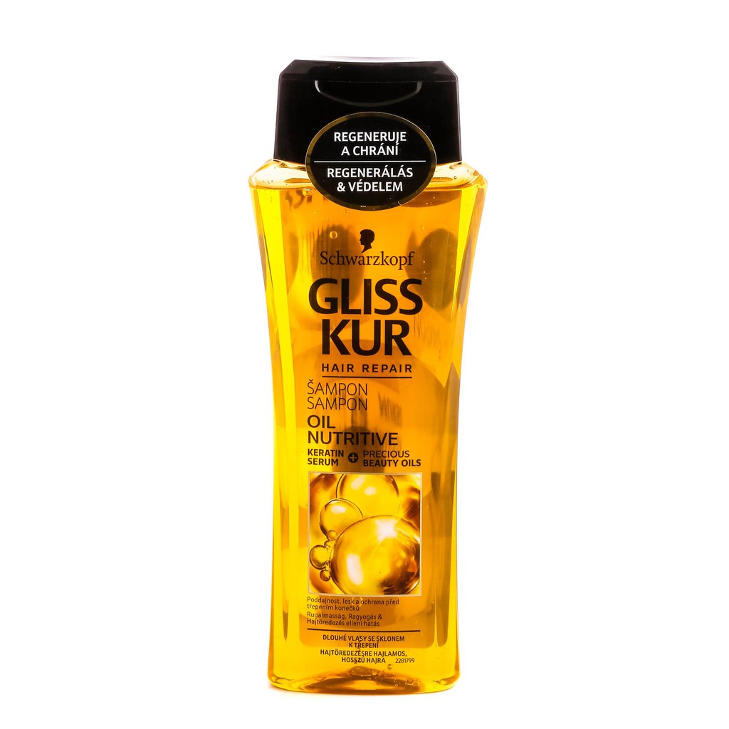 Cặp dầu gội xả Gliss Kur dành cho tóc hư tổn toàn diện,tóc khô xơ tóc nhuộm, nội địa Châu ÂU, GGEU