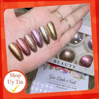 Bột tráng gương ( set 6 hũ ) trang trí móng cực đẹp, tiện dụng