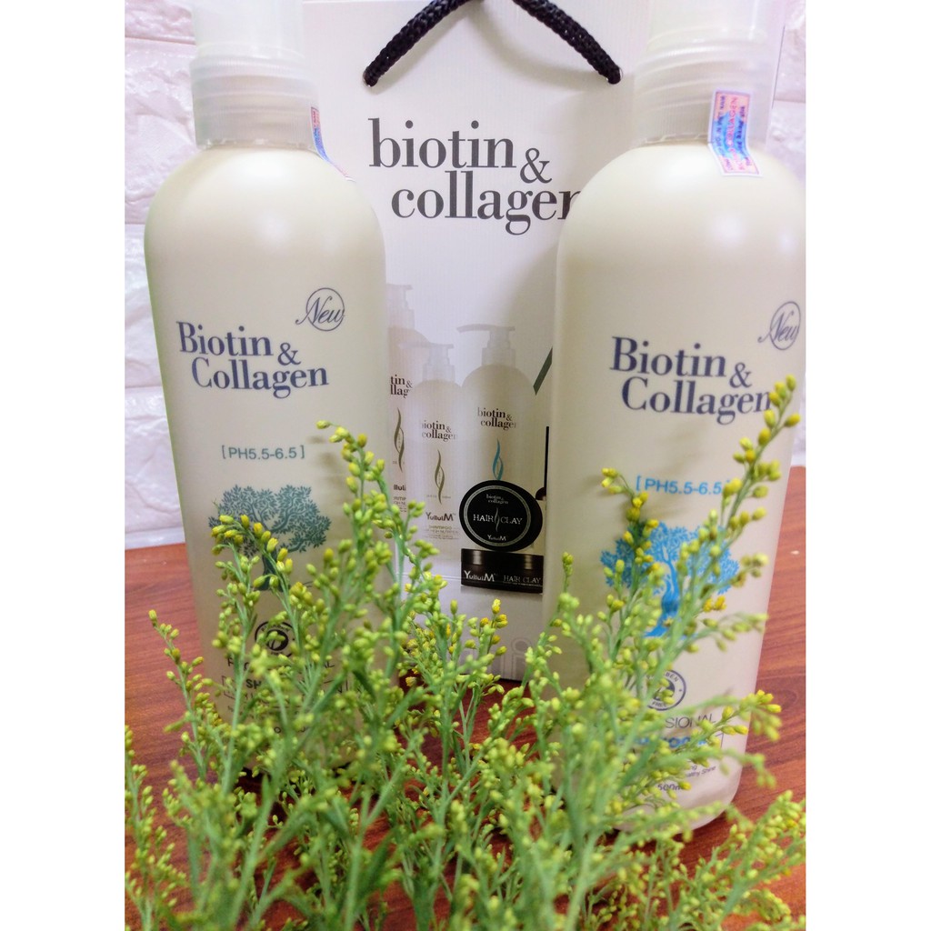 Dầu Gội - Xả Biotin & Collagen của Italia 500ml