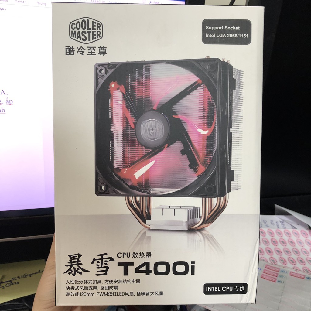 Fan CPU, quạt tản nhiệt CPU CoolerMaster t400 i, g500 led rgb