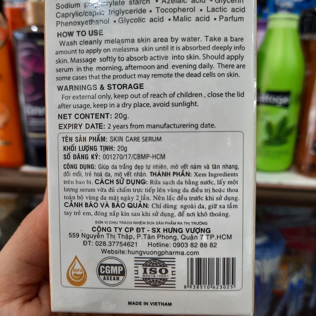 Serum cải thiện làn da nám, tàn nhang Bifa Skin care 20ml