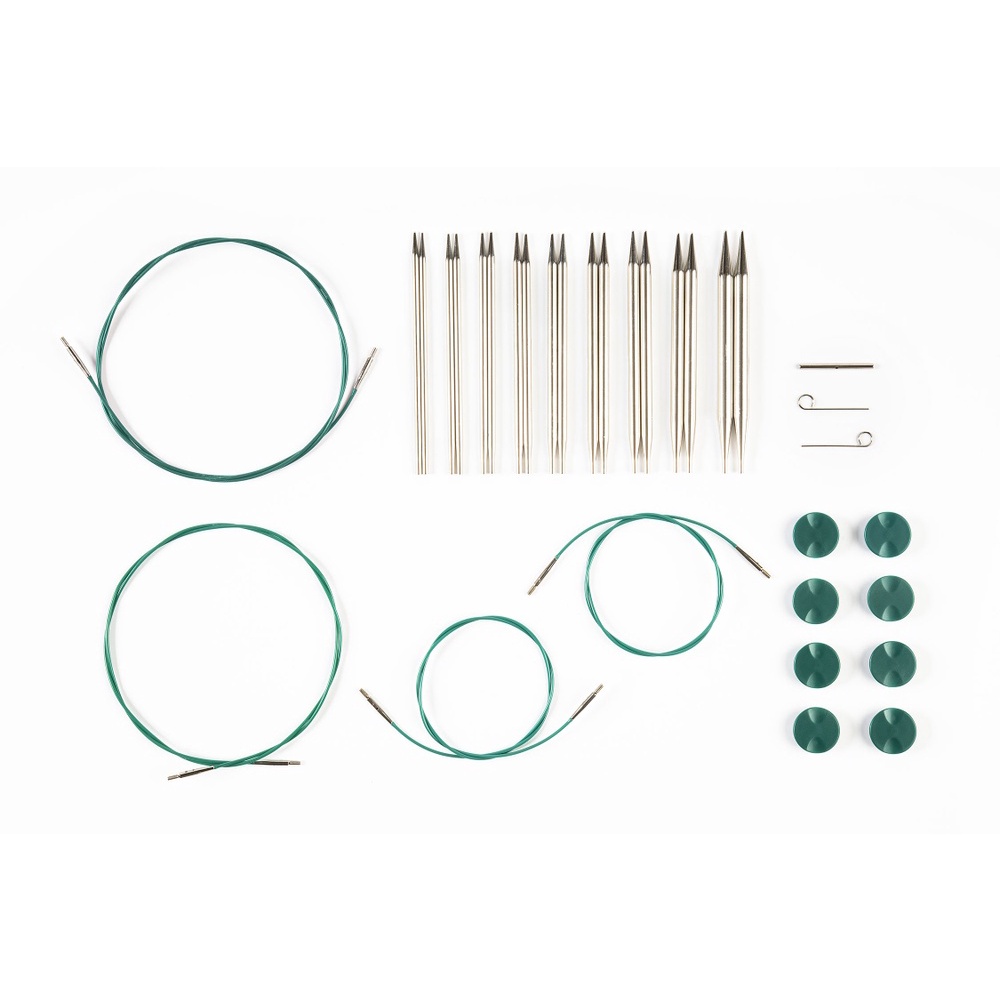 Set kim đan Knitpick kim loại