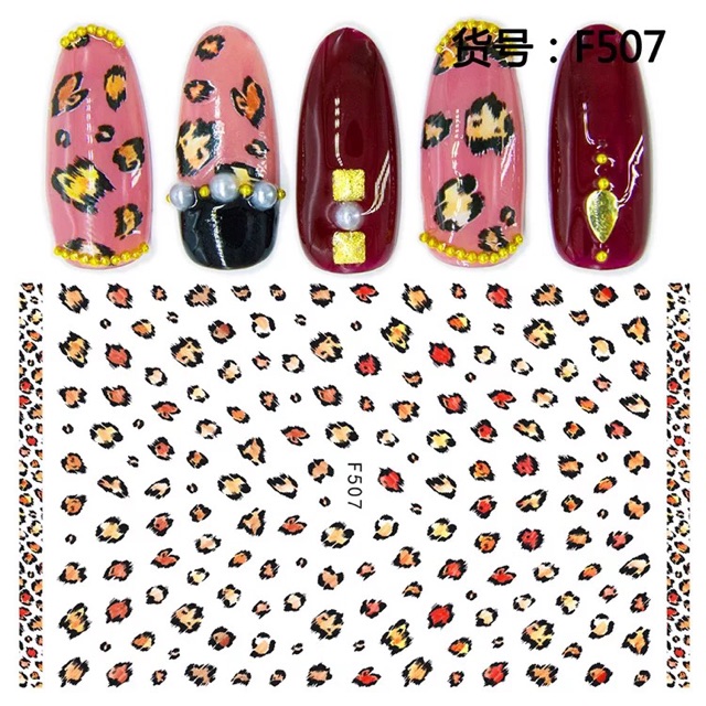 Sticker các hình miếng dán nail