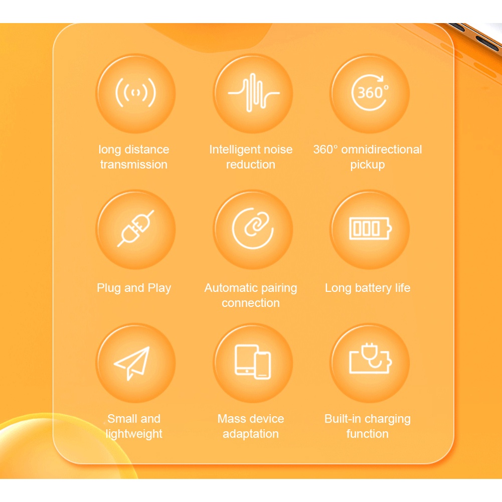 Micro kẹp cổ áo J13 Bluetooth không dây giảm ồn thu âm phỏng vấn/trực tuyến sạc lightning/type C