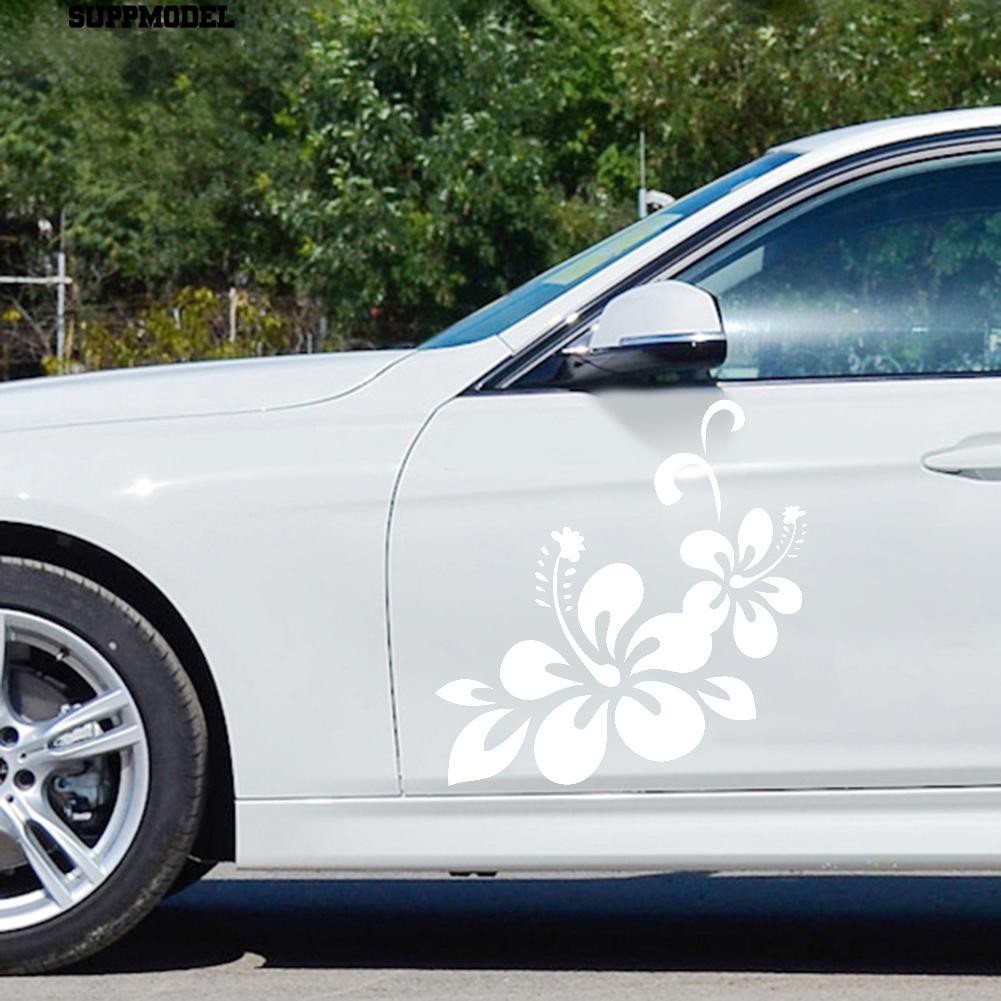 Decal dán trang trí hình hoa " thiên nhiên " cho xe hơi