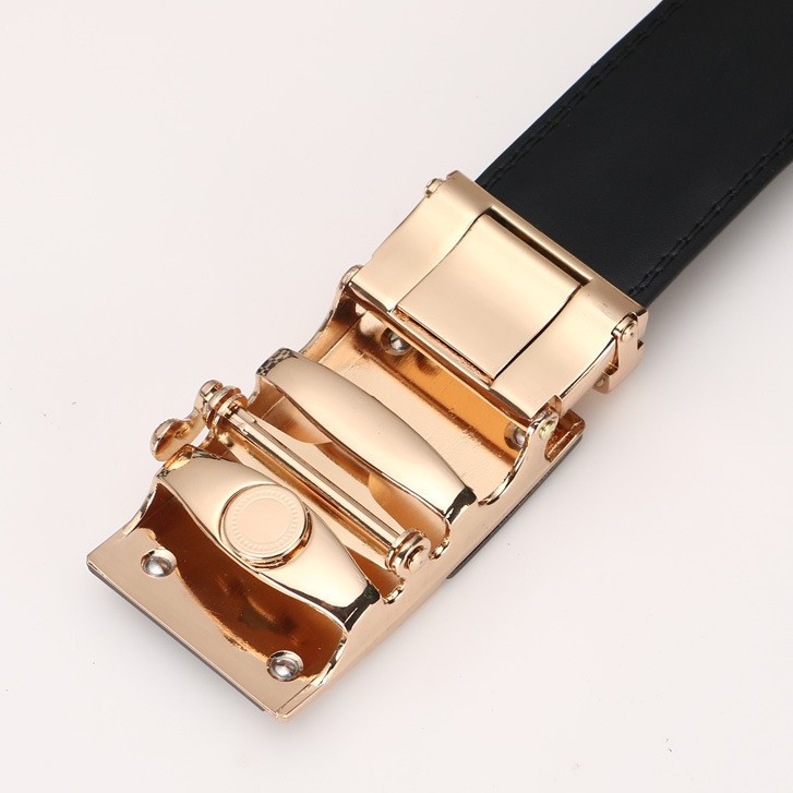 Thắt Lưng Nam Da Thật Mạ Vàng Cao Cấp G862