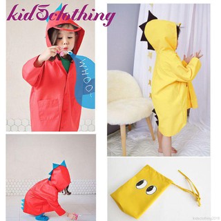 Áo mưa khủng long dễ thương cho bé
