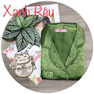 (BigSize Lụa) Đồ Bộ BigSize Pijama Lụa Bèo TDQD